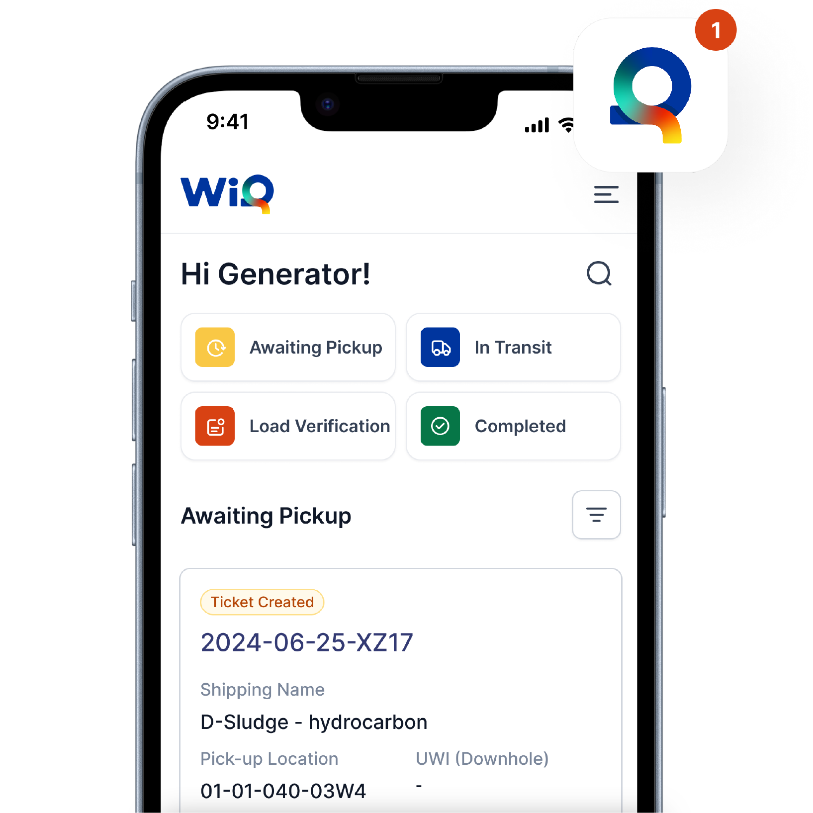 WiQ Mobile UI WiQ Mobile UI